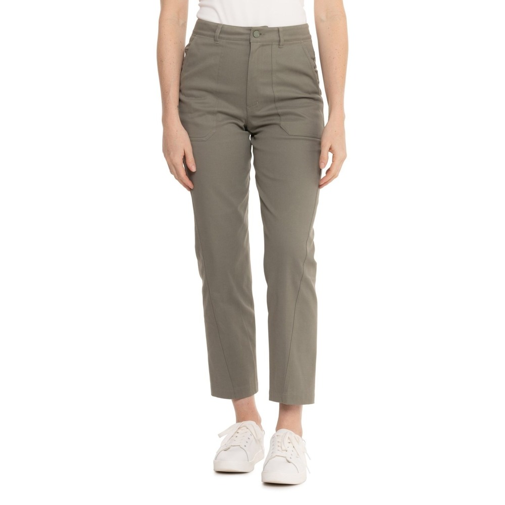 G/FORE Patch Pocket Stretch Cotton Twill Pants Women Sz 6 Isle Green Golf Casual